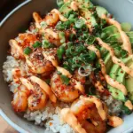 Shrimp Rice Bowls with Spicy Mayo