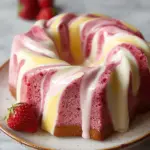 Strawberry Milkshake Pound Cake