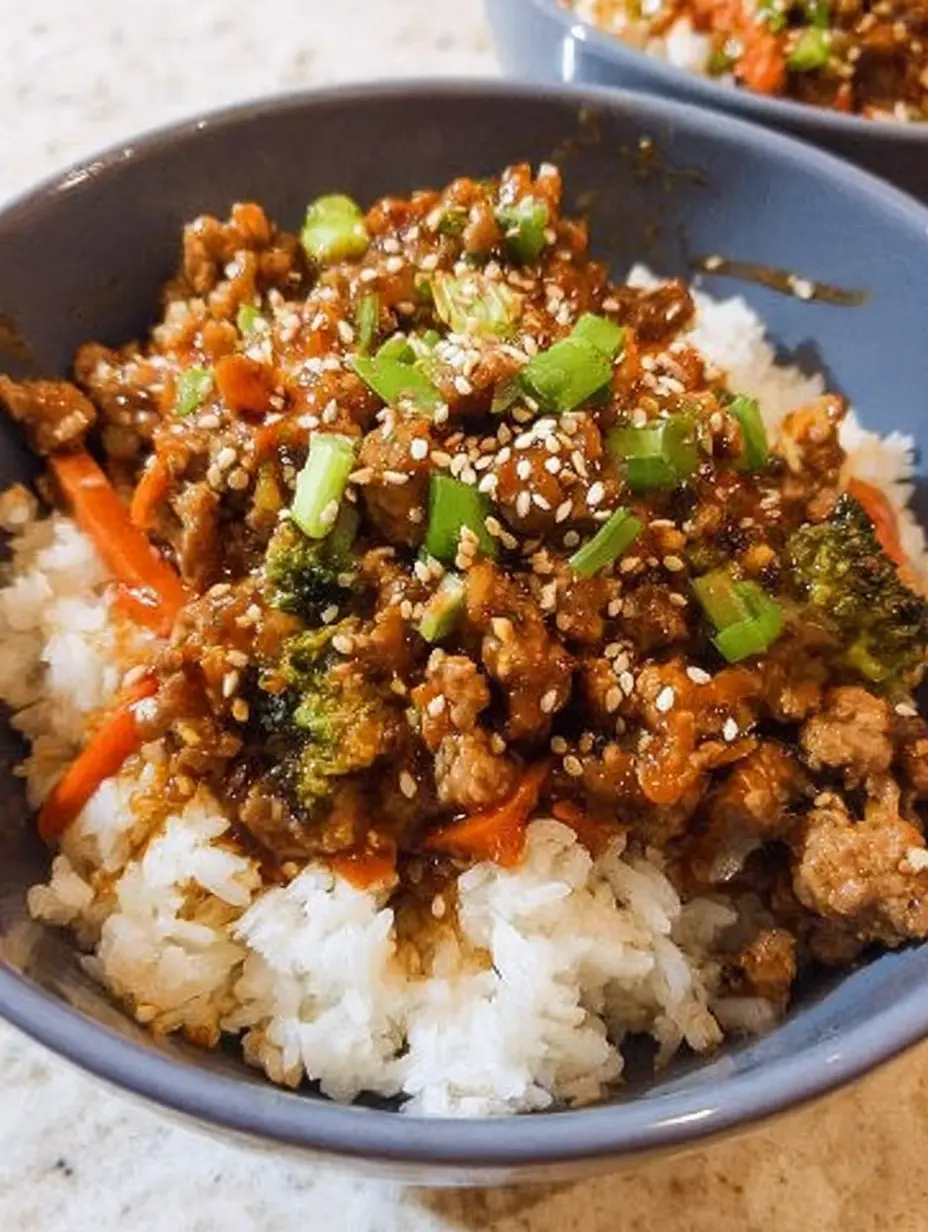 Teriyaki Turkey Rice Bowls