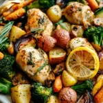 Sheet Pan Lemon Herb Chicken and Vegetables